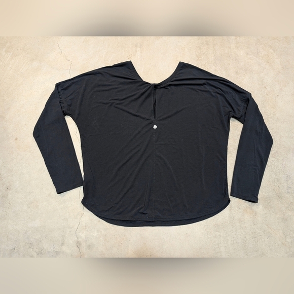 Prana Rouge Long Sleeve Shirt Women's XL Black - Picture 5 of 7